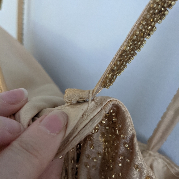 Vintage Prom Dress Champagne - Picture 5 of 13